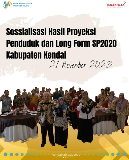 Socialization of Population Projection Results and Long Form SP2020 for Kendal Regency