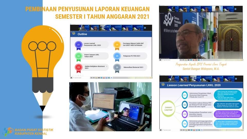 Pembinaan Penyusunan Laporan Keuangan Semester I TA 2021