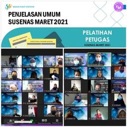 Pelatihan Calon Petugas Susenas Maret 2021