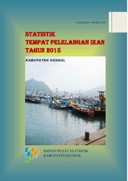 Statistik Tempat Pelelangan Ikan 2015