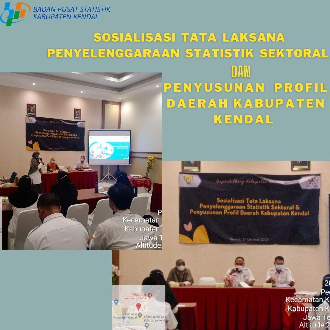 BPS KABUPATEN KENDAL SEBAGAI NARASUMBER DALAM PENYELENGGARAAN STATISTIK SEKTORAL 