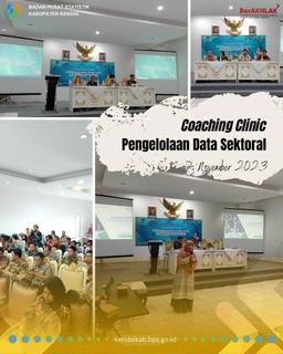 Coaching Clinic Pengelolaan Data Sektoral 