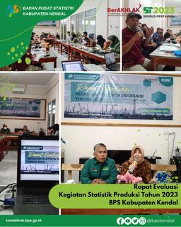 Rapat Evaluasi Statistik Produksi