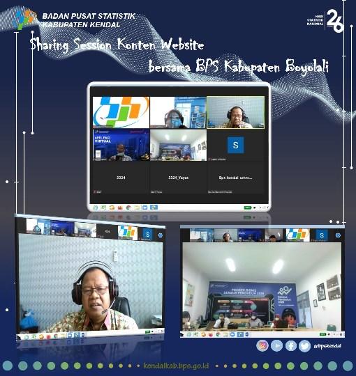Sharing Session Konten Website bersama BPS Kabupaten Boyolali
