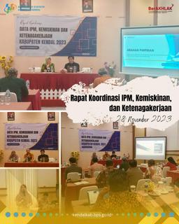 n Rapat Koordinasi IPM, Kemiskinan dan Ketenagakerjaan Tahun 2023