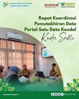 Rapat Pemutakhiran Portal Satu Data Kendal 