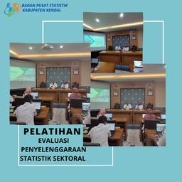 Pelatihan Tim Penilai Internal Evaluasi Penyelenggaraan Statistik Sektoral di Kabupaten Kendal